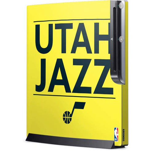 NBA Utah Jazz Standard - Yellow Playstation 3 & PS3 Slim Skin