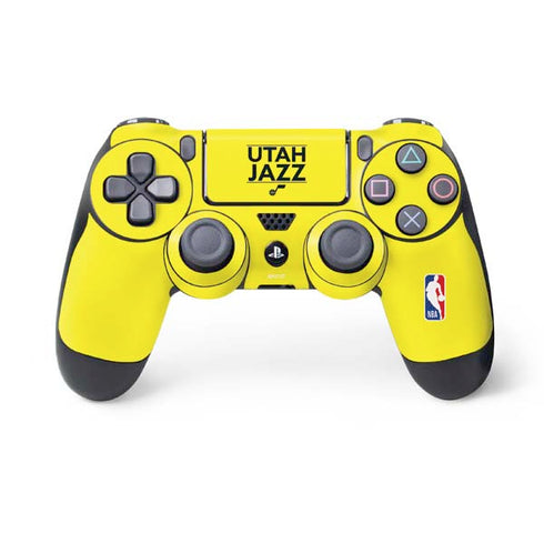 NBA Utah Jazz Standard - Yellow PS4 Controller Skin