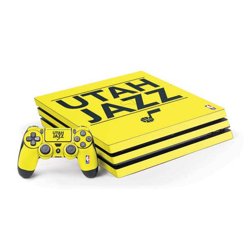 NBA Utah Jazz Standard - Yellow PS4 Pro Bundle Skin