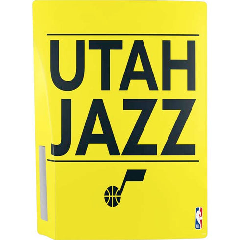 NBA Utah Jazz Standard - Yellow PS5 Console Skin
