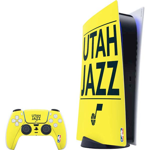 NBA Utah Jazz Standard - Yellow PS5 Digital Edition Bundle Skin