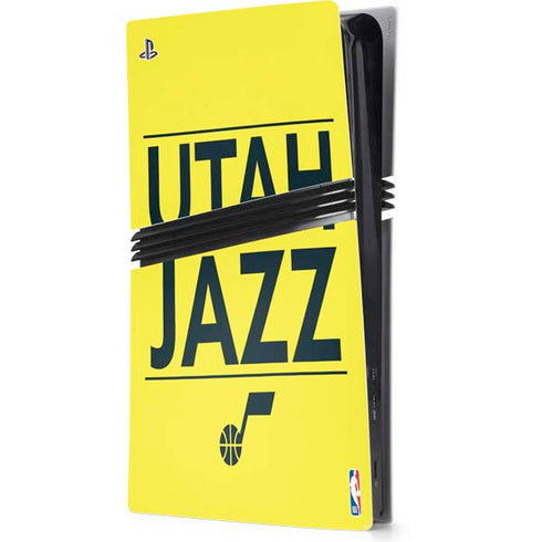 NBA Utah Jazz Standard - Yellow PlayStation PS5 Skins