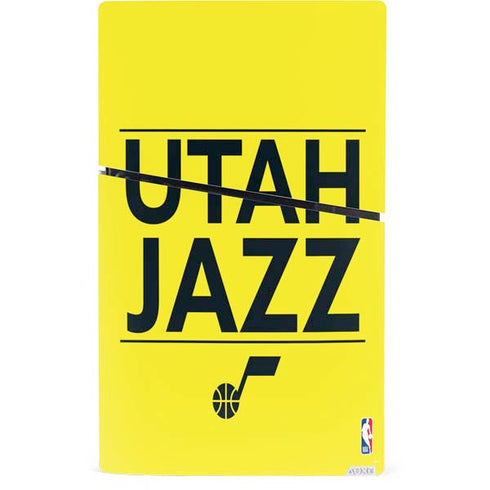 NBA Utah Jazz Standard - Yellow PS5 Slim Digital Edition Bundle Skin