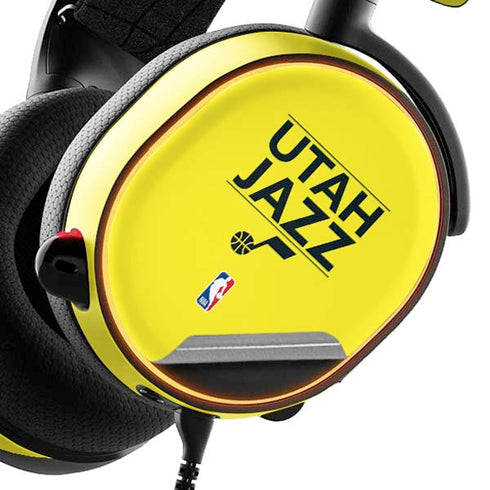 NBA Utah Jazz Standard - Yellow SteelSeries Arctis 3 Skin