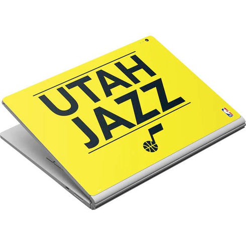 NBA Utah Jazz Standard - Yellow Surface Book Skin
