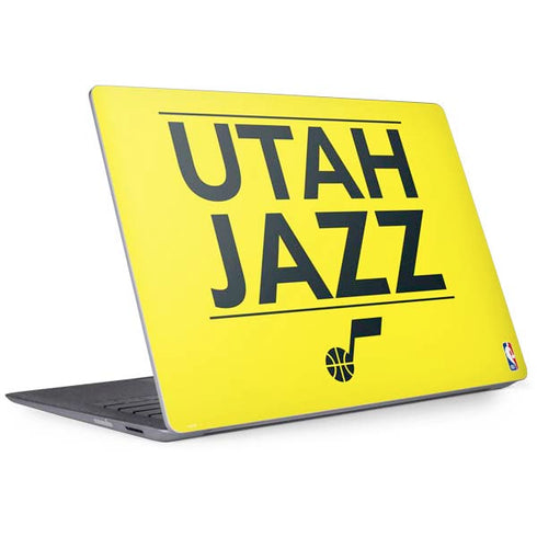 NBA Utah Jazz Standard - Yellow Surface Laptop 2 Skin