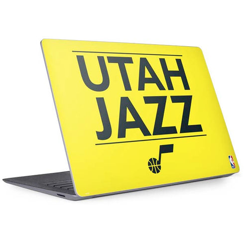 NBA Utah Jazz Standard - Yellow Surface Laptop 3 13.5in Skin