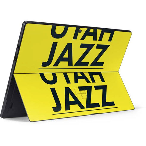 NBA Utah Jazz Standard - Yellow Surface Pro 6 Skin