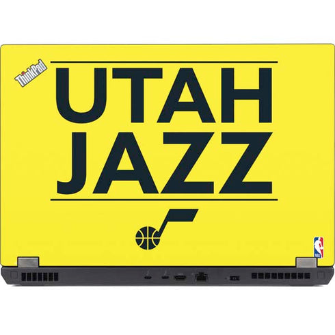 NBA Utah Jazz Standard - Yellow Lenovo ThinkPad Skin