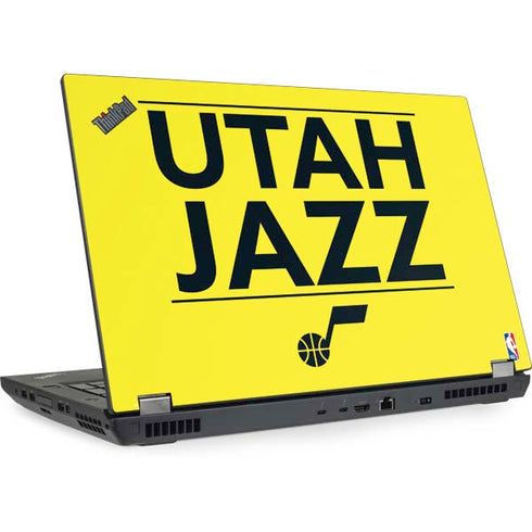 NBA Utah Jazz Standard - Yellow Lenovo ThinkPad Skin