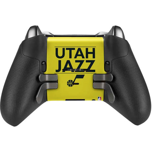 NBA Utah Jazz Standard - Yellow Xbox Elite Wireless Controller Series 2 Skin