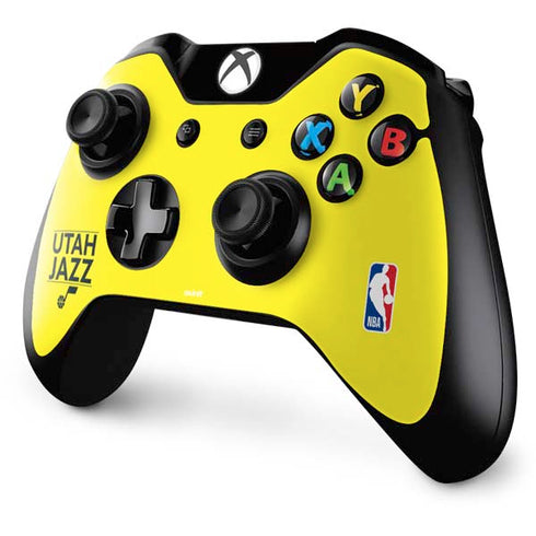 NBA Utah Jazz Standard - Yellow Xbox One Controller Skin