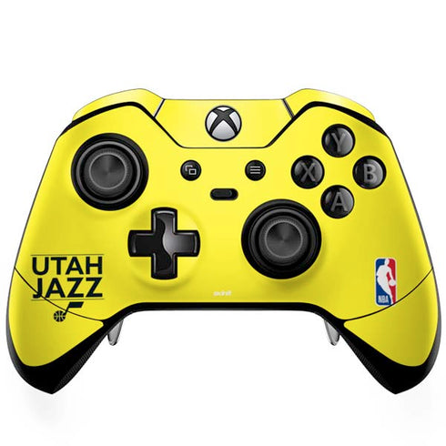 NBA Utah Jazz Standard - Yellow Xbox One Elite Controller Skin