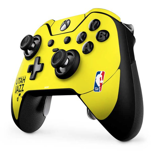NBA Utah Jazz Standard - Yellow Xbox One Elite Controller Skin