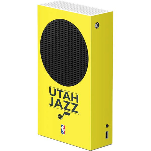 NBA Utah Jazz Standard - Yellow Xbox Series S Console Skin