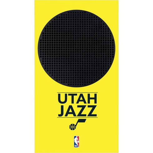 NBA Utah Jazz Standard - Yellow Xbox Series S Console Skin