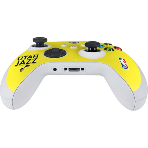 NBA Utah Jazz Standard - Yellow Xbox Series S Controller Skin
