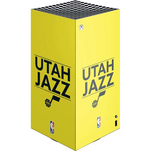 NBA Utah Jazz Standard - Yellow XBox Series X Digital Edition Console Skin