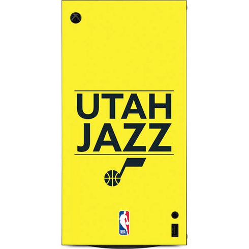 NBA Utah Jazz Standard - Yellow XBox Series X Digital Edition Console Skin