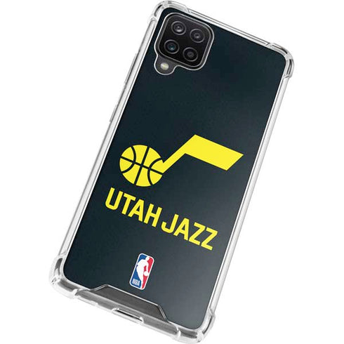 NBA Utah Jazz Team Jersey Galaxy A12 Clear Case