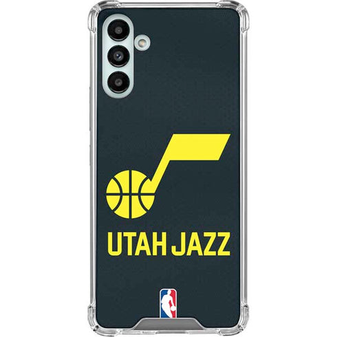 NBA Utah Jazz Team Jersey Galaxy A13 5G Clear Case