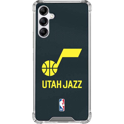 NBA Utah Jazz Team Jersey Galaxy A15 5G Clear Case