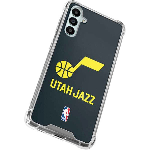 NBA Utah Jazz Team Jersey Galaxy A15 5G Clear Case