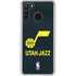 NBA Utah Jazz Team Jersey Galaxy A21 Clear Case