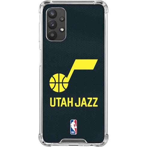 NBA Utah Jazz Team Jersey Galaxy A32 5G Clear Case