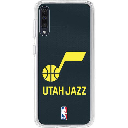 NBA Utah Jazz Team Jersey Galaxy A50 Clear Case