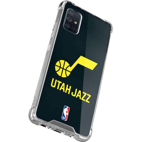 NBA Utah Jazz Team Jersey Galaxy A51 5G Clear Case