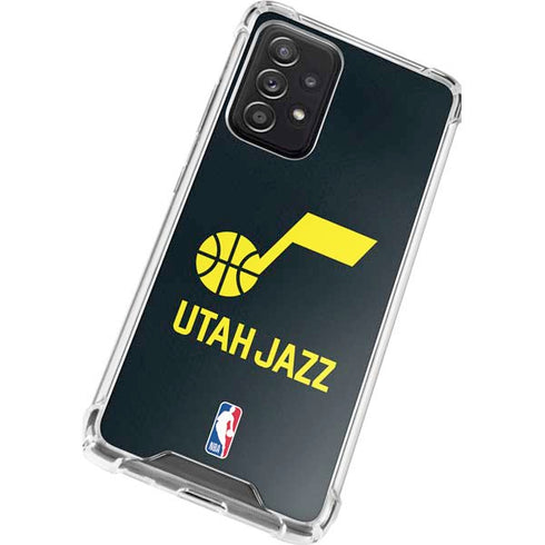NBA Utah Jazz Team Jersey Galaxy A52 5G Clear Case