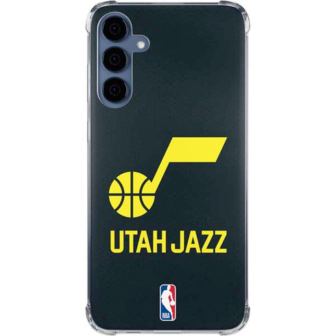 NBA Utah Jazz Team Jersey Galaxy A55 5G Clear Case