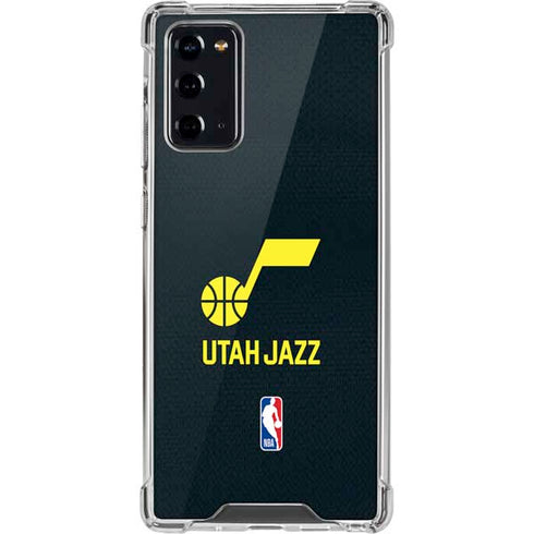 NBA Utah Jazz Team Jersey Galaxy Note20 5G Clear Case