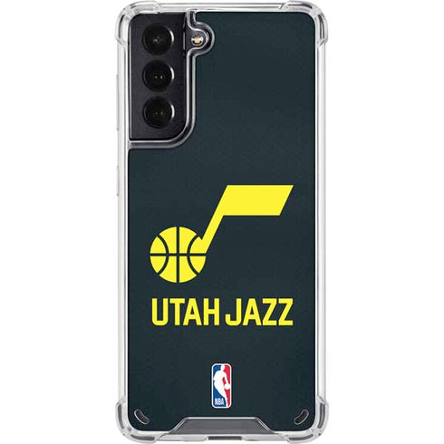 NBA Utah Jazz Team Jersey Galaxy S21 5G Clear Case