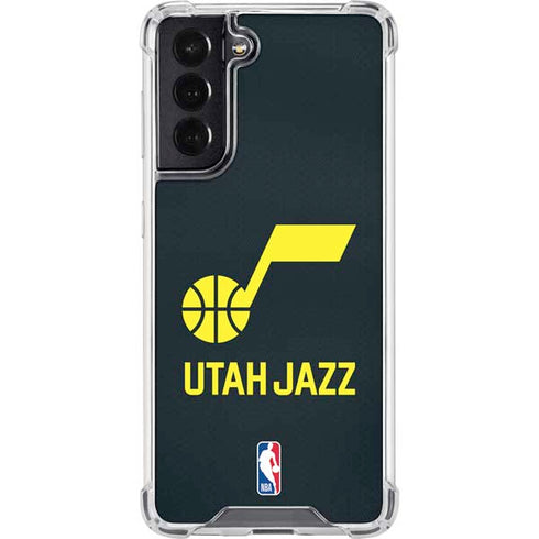 NBA Utah Jazz Team Jersey Galaxy S22 Clear Case