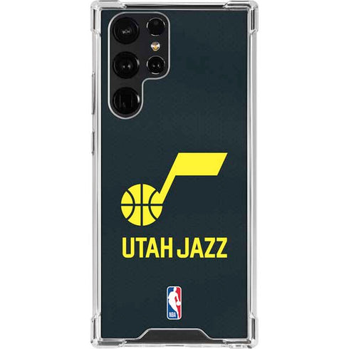 NBA Utah Jazz Team Jersey Galaxy S22 Ultra Clear Case