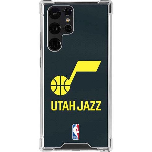 NBA Utah Jazz Team Jersey Galaxy S24 Ultra Clear Case