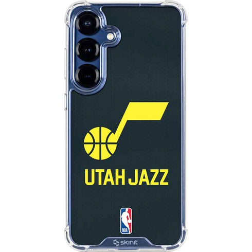 NBA Utah Jazz Team Jersey Galaxy S25 FE Clear Case
