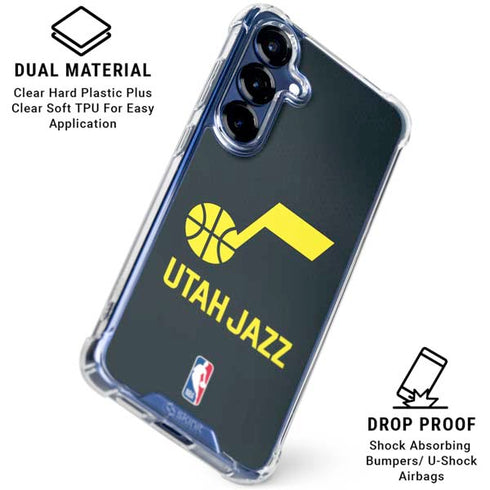 NBA Utah Jazz Team Jersey Galaxy S25 Plus Clear Case