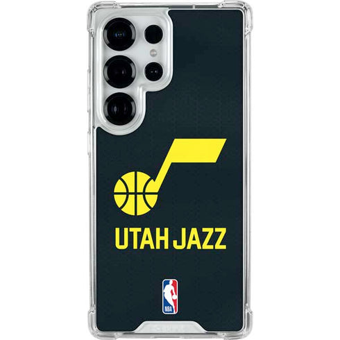 NBA Utah Jazz Team Jersey Galaxy S25 Ultra Clear Case