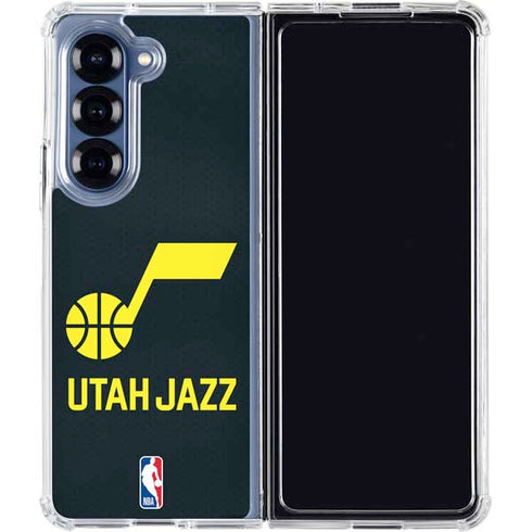 NBA Utah Jazz Team Jersey Galaxy Z Fold6 Clear Case