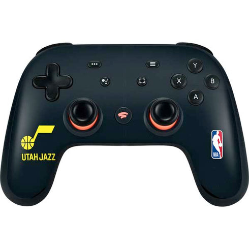 NBA Utah Jazz Team Jersey Google Stadia Controller Skin