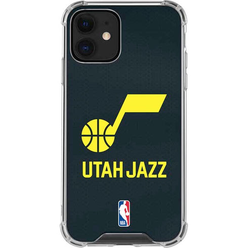 NBA Utah Jazz Team Jersey iPhone 12 Mini Clear Case