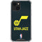 NBA Utah Jazz Team Jersey iPhone 14 Plus Clear Case