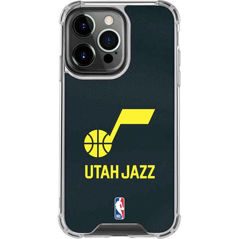 NBA Utah Jazz Team Jersey iPhone 14 Pro Clear Case