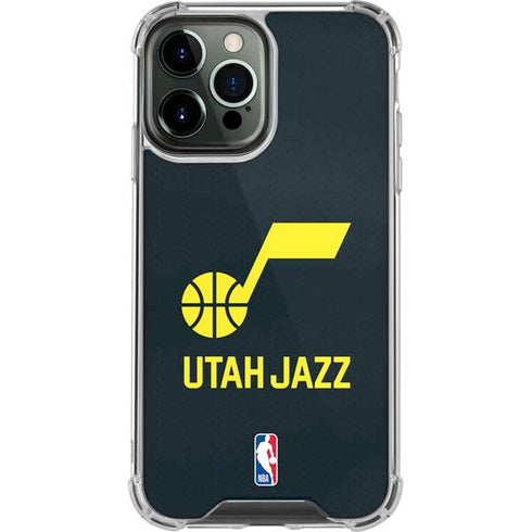 NBA Utah Jazz Team Jersey iPhone 14 Pro Max Clear Case