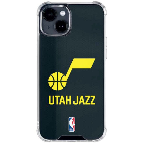 NBA Utah Jazz Team Jersey iPhone 15 Clear Case