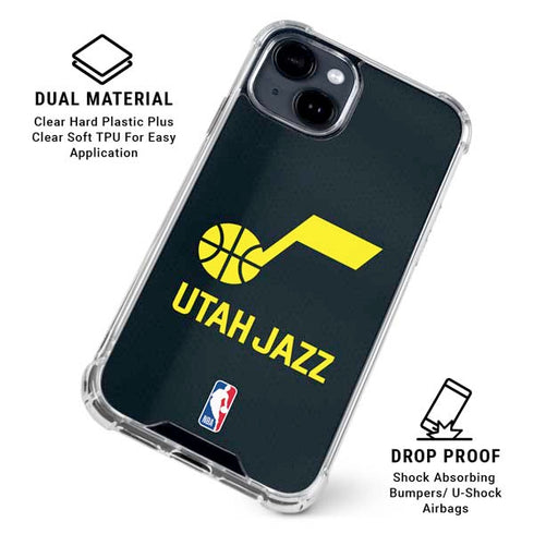 NBA Utah Jazz Team Jersey iPhone 15 Clear Case