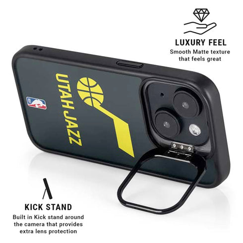 NBA Utah Jazz Team Jersey iPhone 15 Kickstand Case